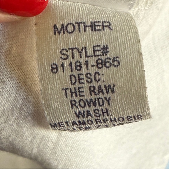MOTHER the Raw Rowdy Metamorphosis Tee, size S - Picture 9 of 10